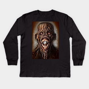 #3 ( Dark Fantasy ) Kids Long Sleeve T-Shirt